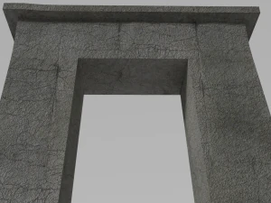 ancient gates set 3D Model