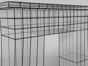 ancient gates set 3D 模型