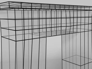 ancient gates set 3D Model