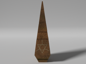 ceremonial pillar 3D Модель