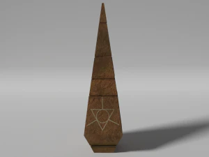 ceremonial pillar 3D Model