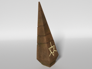 ceremonial pillar 3D Модель