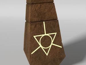 ceremonial pillar 3D Модель