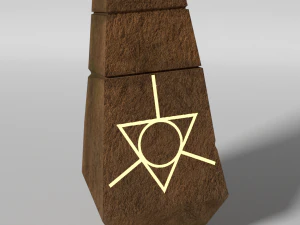 ceremonial pillar 3D Model