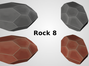 low poly rocks 3D Модель
