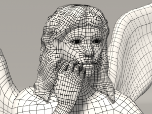 angel statue 1 3D-Modell