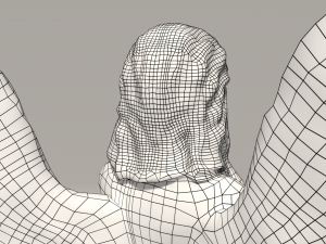 angel statue 1 3D-Modell