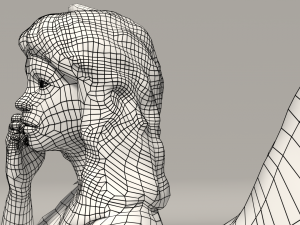 angel statue 1 3D-Modell