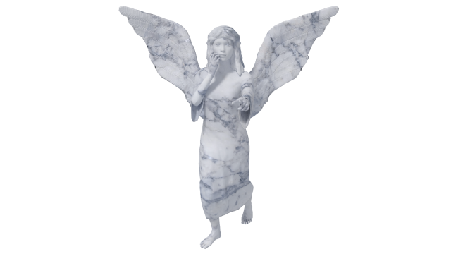 angel statue 1 3D-Modell .c4d .max .obj .3ds .fbx .stl .blend 