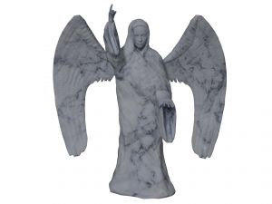 angel statue 2 Model 3D