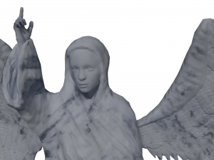 angel statue 2 3D Модель