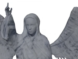 angel statue 2 3D Model