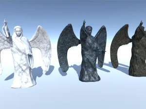 angel statue 2 3D Model