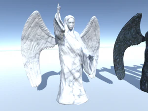 angel statue 2 3D Model