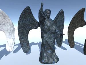 angel statue 2 3D Model