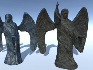 angel statue 2 3D Model