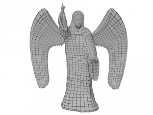 angel statue 2 3D Модель