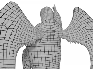 angel statue 2 3D Model