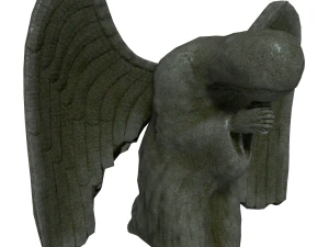 statue d'ange 3 Modèle 3D