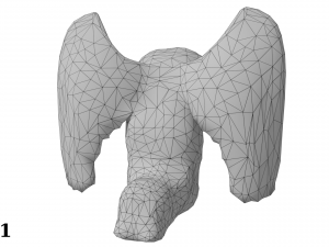 angel statue 3 3D 模型