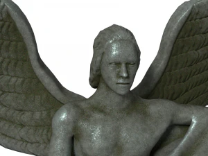 angel statue 4 3D Model