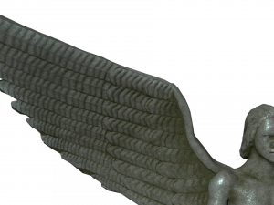 angel statue 4 3D Model