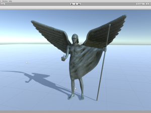 angel statue 4 3D Model