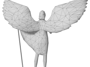 angel statue 4 3D Model