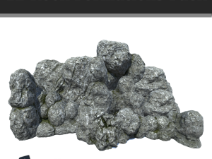 12 rock formations pack Model 3D
