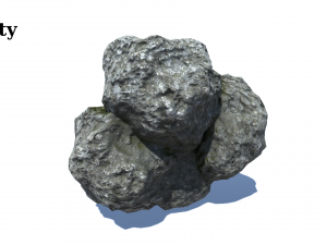 12 rock formations pack 3D 模型