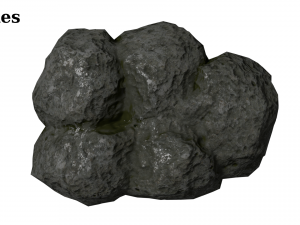 12 rock formations pack 3D 模型