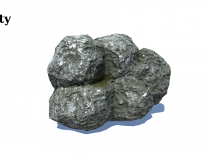 12 rock formations pack 3D 模型