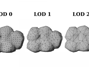 12 rock formations pack 3D Model