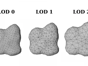 12 rock formations pack 3D Model