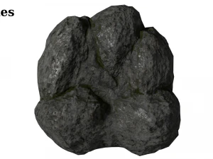 12 rock formations pack 3D Model