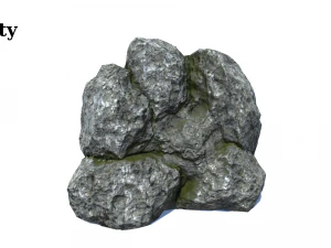 12 rock formations pack 3D Model
