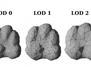 12 rock formations pack 3D 模型
