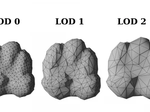 12 rock formations pack 3D Model