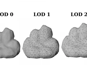 12 rock formations pack 3D Model