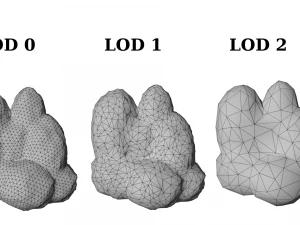 12 rock formations pack 3D Model