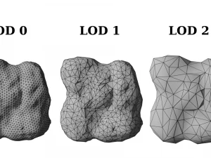 12 rock formations pack 3D Model