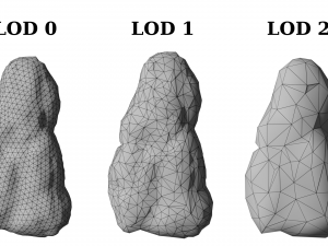 12 rock formations pack 3D 模型