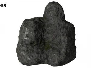 12 rock formations pack 3D Model
