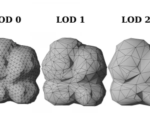 12 rock formations pack 3D Model