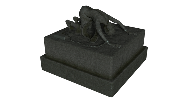 bound man statue Modelo 3D .c4d .max .obj .3ds .fbx .stl .blend 
