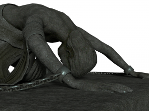 bound man statue Modelo 3D