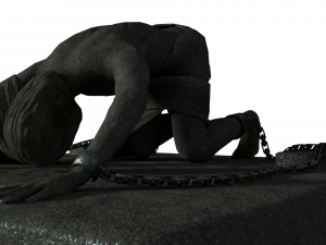 bound man statue Modelo 3D
