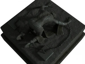 bound man statue 3D Model
