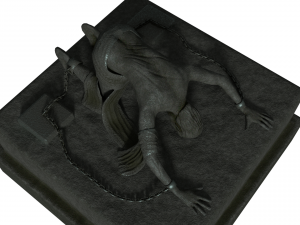 bound man statue Modelo 3D