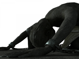 bound man statue Modelo 3D